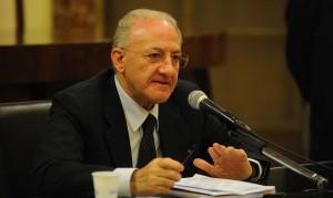 Il Presidenter della Regione Campania Vincenzo De Luca