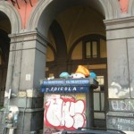 Museo Principe di Napoli con spazzatura