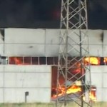 Incendio ex fabbrica Castellammare di Stabia